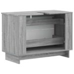 vidaXL Kúpeľňová skrinka pod umývadlo EDE Sivý Sonoma 82 x 41 x 59 cm – Obrázok 5
