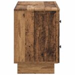 vidaXL Kúpeľňová skrinka pod umývadlo EDE Staré drevo 82 x 41 x 59 cm – Obrázok 4
