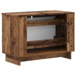 vidaXL Kúpeľňová skrinka pod umývadlo EDE Staré drevo 82 x 41 x 59 cm – Obrázok 5