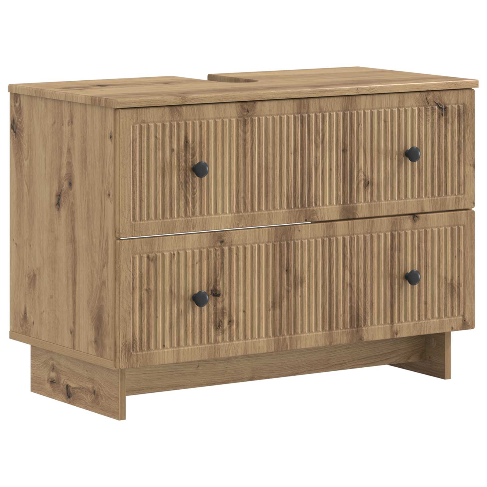 895924_1.jpg vidaXL Kúpeľňová skrinka pod umývadlo EDE Dub artisan 82 x 41 x 59 cm – Obrázok 1
