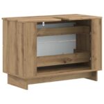vidaXL Kúpeľňová skrinka pod umývadlo EDE Dub artisan 82 x 41 x 59 cm – Obrázok 5
