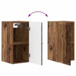 vidaXL Kúpeľňová nástenná skriňa EDE Staré drevo 30 x 31 x 59 cm – Obrázok 7