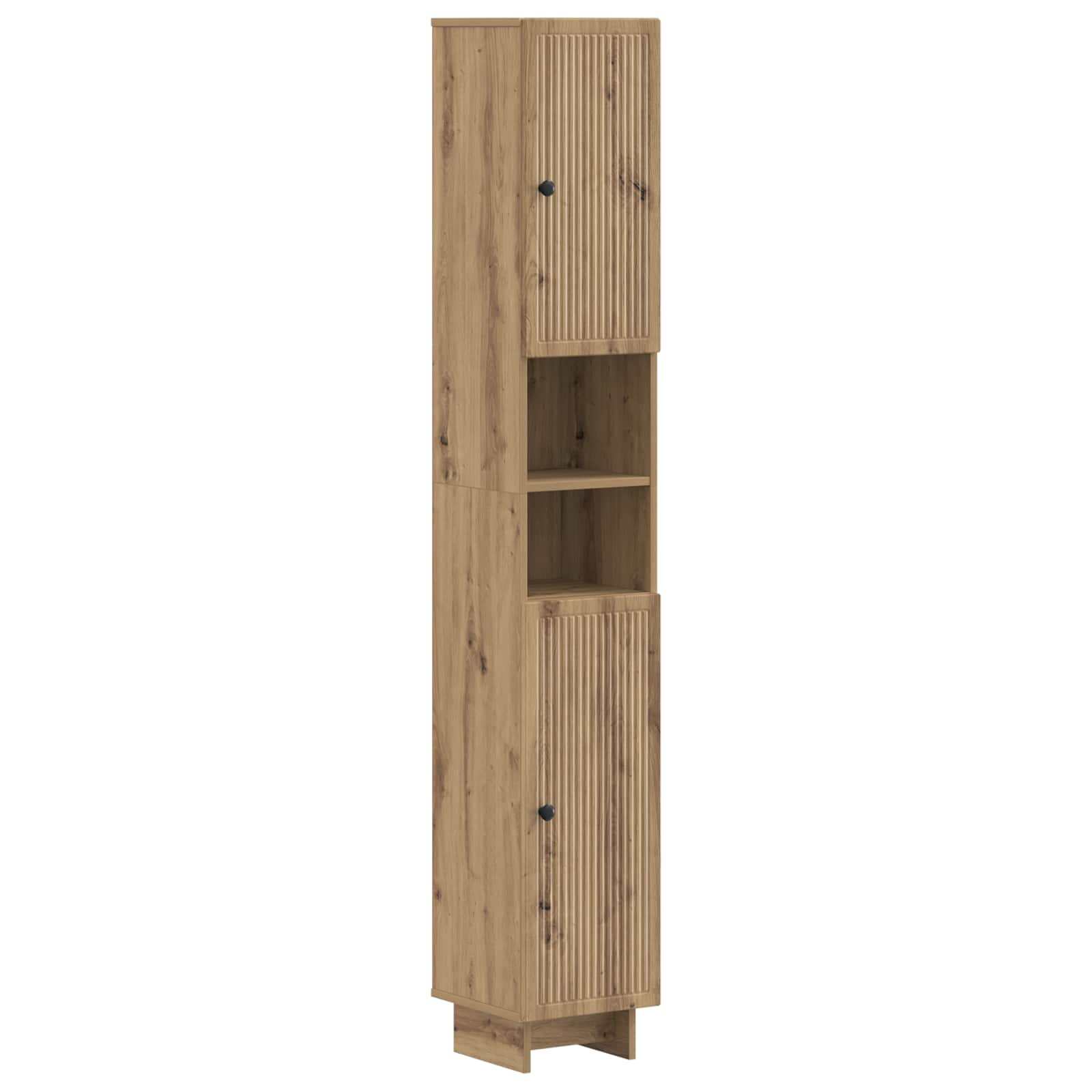 895944_1.jpg vidaXL Kúpeľňový kabinet s otvorenou poličkou EDE Dub artisan – Obrázok 1