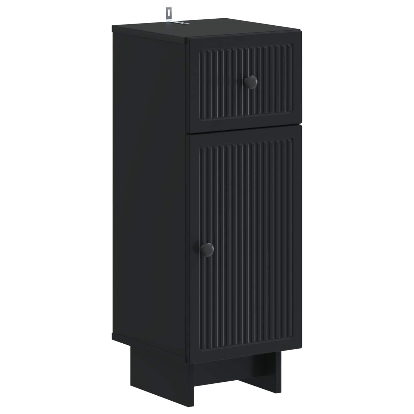 895946_1.jpg vidaXL Kúpeľňová úložná skriňa EDE Čierna 30 x 31 x 80 cm – Obrázok 1