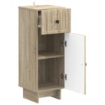 vidaXL Kúpeľňová úložná skriňa EDE Dub sonoma 30 x 31 x 80 cm – Obrázok 2