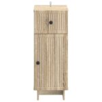 vidaXL Kúpeľňová úložná skriňa EDE Dub sonoma 30 x 31 x 80 cm – Obrázok 3