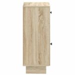vidaXL Kúpeľňová úložná skriňa EDE Dub sonoma 30 x 31 x 80 cm – Obrázok 4