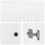 vidaXL Kúpeľňová úložná skriňa EDE Biela s vysokým leskom – Obrázok 6
