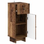 vidaXL Kúpeľňová úložná skriňa EDE Staré drevo 30 x 31 x 80 cm – Obrázok 2