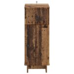 vidaXL Kúpeľňová úložná skriňa EDE Staré drevo 30 x 31 x 80 cm – Obrázok 3