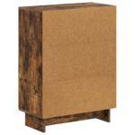 vidaXL Kúpeľňová úložná skriňa EDE Dymový dub 59,5 x 31 x 80 cm – Obrázok 5
