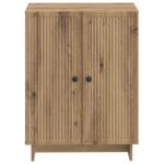 vidaXL Kúpeľňová úložná skriňa EDE Dub artisan 59,5 x 31 x 80 cm – Obrázok 3