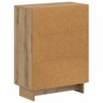 vidaXL Kúpeľňová úložná skriňa EDE Dub artisan 59,5 x 31 x 80 cm – Obrázok 5