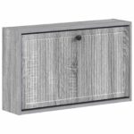 vidaXL Nástenný botník EDE 71 x 17 x 43 cm Kompozitné drevo