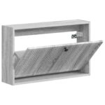 vidaXL Nástenný botník EDE 71 x 17 x 43 cm Kompozitné drevo – Obrázok 2
