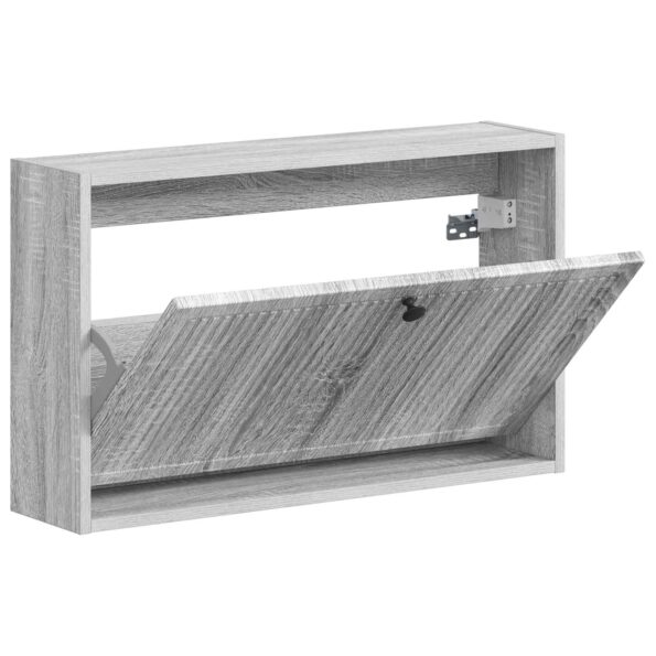 vidaXL Nástenný botník EDE 71 x 17 x 43 cm Kompozitné drevo – Obrázok 2