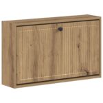 vidaXL Nástenný botník EDE 71 x 17 x 43 cm Kompozitné drevo