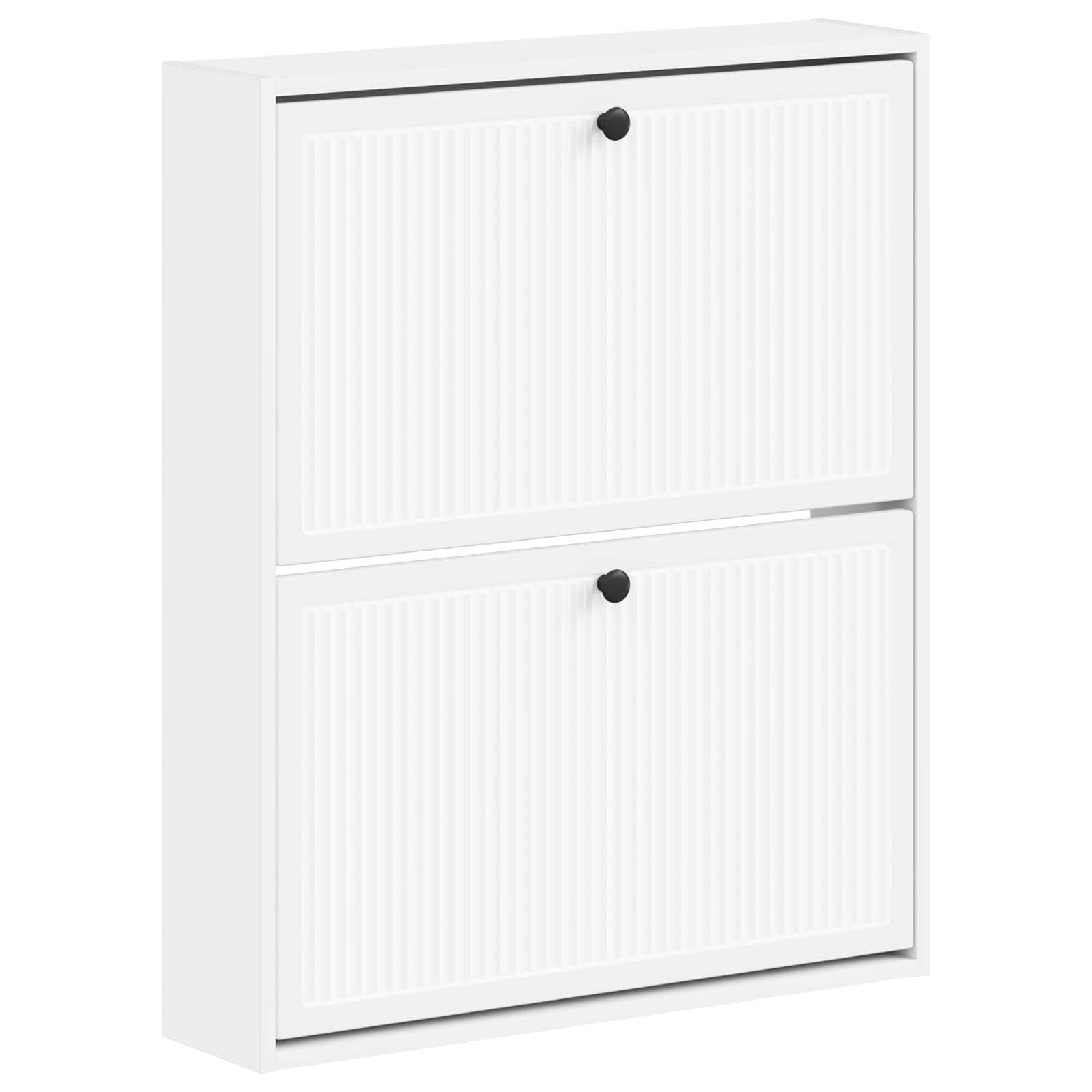 895975_1.jpg vidaXL Nástenný botník EDE 71 x 17 x 86 cm Kompozitné drevo Biela – Obrázok 1