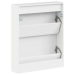 vidaXL Nástenný botník EDE 71 x 17 x 86 cm Kompozitné drevo – Obrázok 5