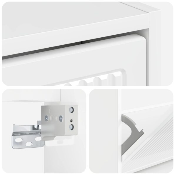 vidaXL Nástenný botník EDE 71 x 17 x 86 cm Kompozitné drevo – Obrázok 6