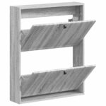 vidaXL Nástenný botník EDE 71 x 17 x 86 cm Kompozitné drevo – Obrázok 2