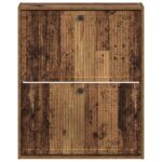 vidaXL Nástenný botník EDE 71 x 17 x 86 cm Kompozitné drevo – Obrázok 3