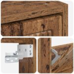 vidaXL Nástenný botník EDE 71 x 17 x 86 cm Kompozitné drevo – Obrázok 6