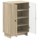 vidaXL Skriňa na topánky EDE 59,5 x 39,5 x 90 cm Kompozitné drevo – Obrázok 2