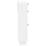vidaXL Skriňa na topánky EDE 78 x 24 x 103 cm Kompozitné drevo Biela – Obrázok 4
