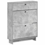 vidaXL Skriňa na topánky EDE 78 x 24 x 103 cm Kompozitné drevo