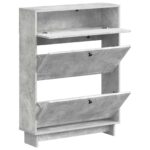 vidaXL Skriňa na topánky EDE 78 x 24 x 103 cm Kompozitné drevo – Obrázok 2
