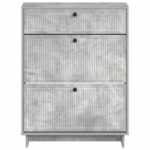 vidaXL Skriňa na topánky EDE 78 x 24 x 103 cm Kompozitné drevo – Obrázok 3