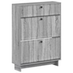 vidaXL Skriňa na topánky EDE 78 x 24 x 103 cm Kompozitné drevo