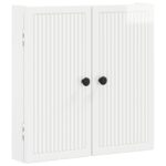 vidaXL Skriňa na terč EDE Biela s vysokým leskom 52,5 x 10,5 x 53,5 cm – Obrázok 3