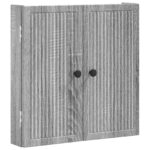 vidaXL Skriňa na terč EDE Sivý Sonoma 52,5 x 10,5 x 53,5 cm – Obrázok 3