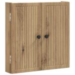 vidaXL Skriňa na terč EDE Dub artisan 52,5 x 10,5 x 53,5 cm – Obrázok 3