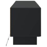 vidaXL LED TV kabinet Čierna Kompozitné drevo – Obrázok 5