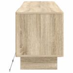 vidaXL LED TV kabinet Dub sonoma Kompozitné drevo – Obrázok 5