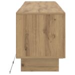 vidaXL LED TV kabinet Dub artisan Kompozitné drevo – Obrázok 5