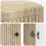 vidaXL Toaletná skriňa EDE Dub sonoma 66 x 25,5 x 190 cm – Obrázok 6