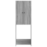 vidaXL Toaletná skriňa EDE Sivý Sonoma 66 x 25,5 x 190 cm – Obrázok 3