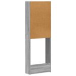 vidaXL Toaletná skriňa EDE Sivý Sonoma 66 x 25,5 x 190 cm – Obrázok 5