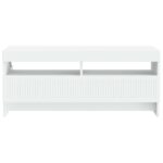 vidaXL LED TV kabinet Biela Kompozitné drevo – Obrázok 4