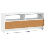 vidaXL LED TV kabinet Biela Kompozitné drevo – Obrázok 6