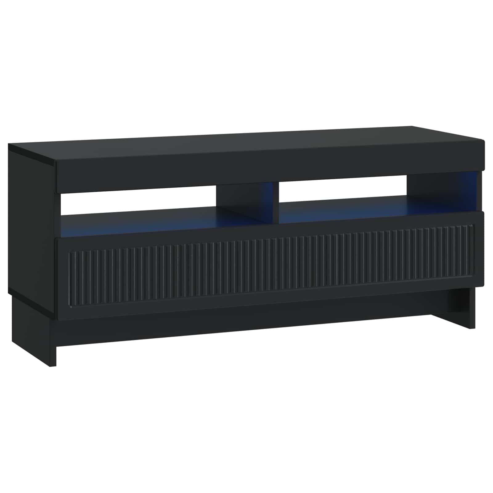 896106_1.jpg vidaXL LED TV kabinet Čierna Kompozitné drevo – Obrázok 1