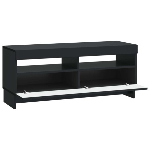vidaXL LED TV kabinet Čierna Kompozitné drevo – Obrázok 3