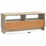 vidaXL LED TV kabinet Dub sonoma Kompozitné drevo – Obrázok 6