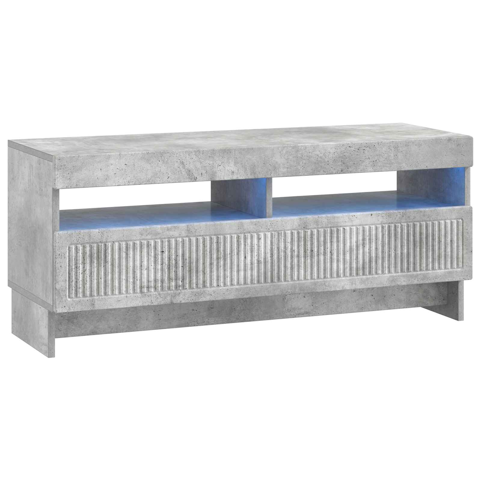 896108_1.jpg vidaXL LED TV kabinet Betónovo sivá Kompozitné drevo – Obrázok 1