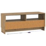 vidaXL LED TV kabinet Dub artisan Kompozitné drevo – Obrázok 6