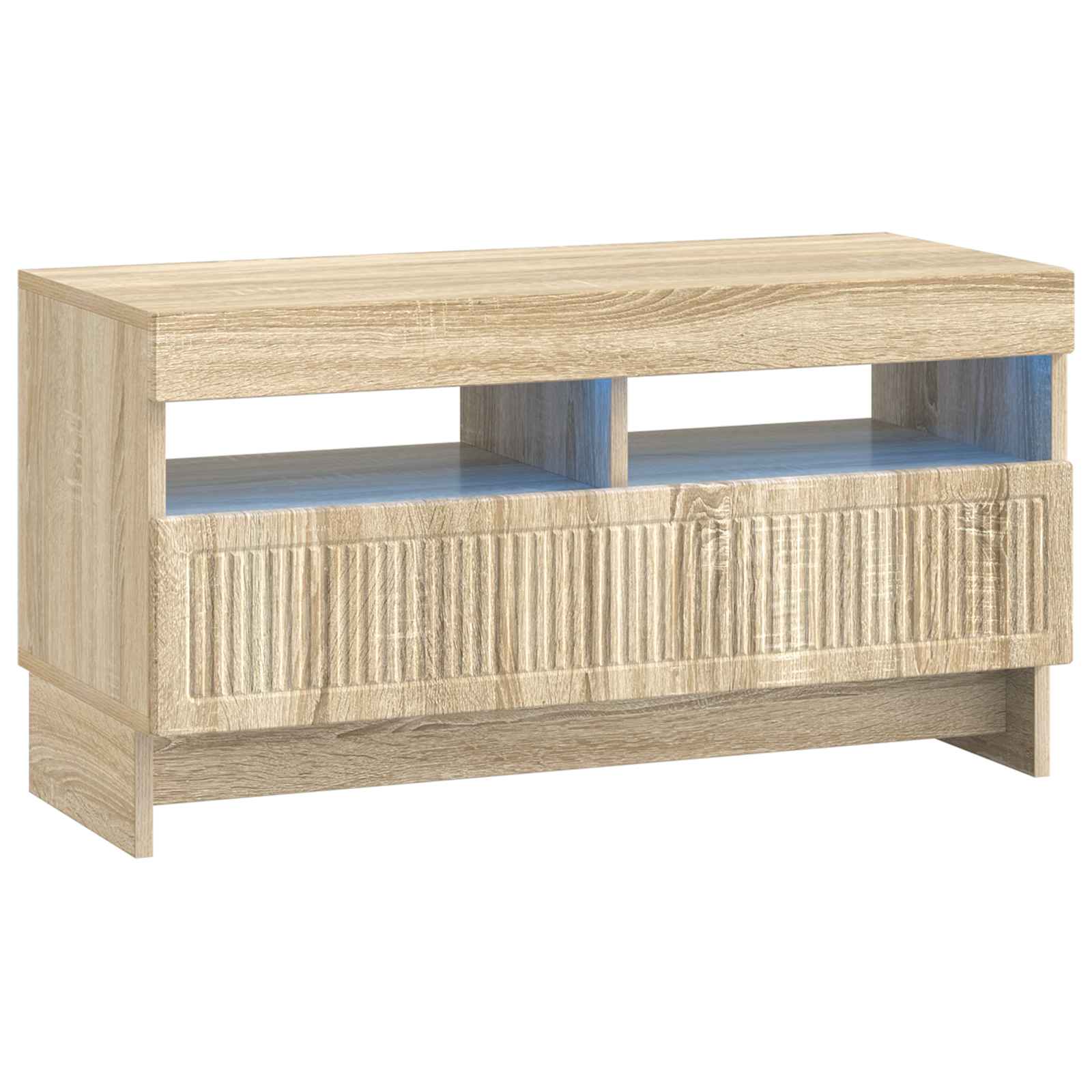 896117_1.jpg vidaXL LED TV kabinet Dub sonoma Kompozitné drevo – Obrázok 1